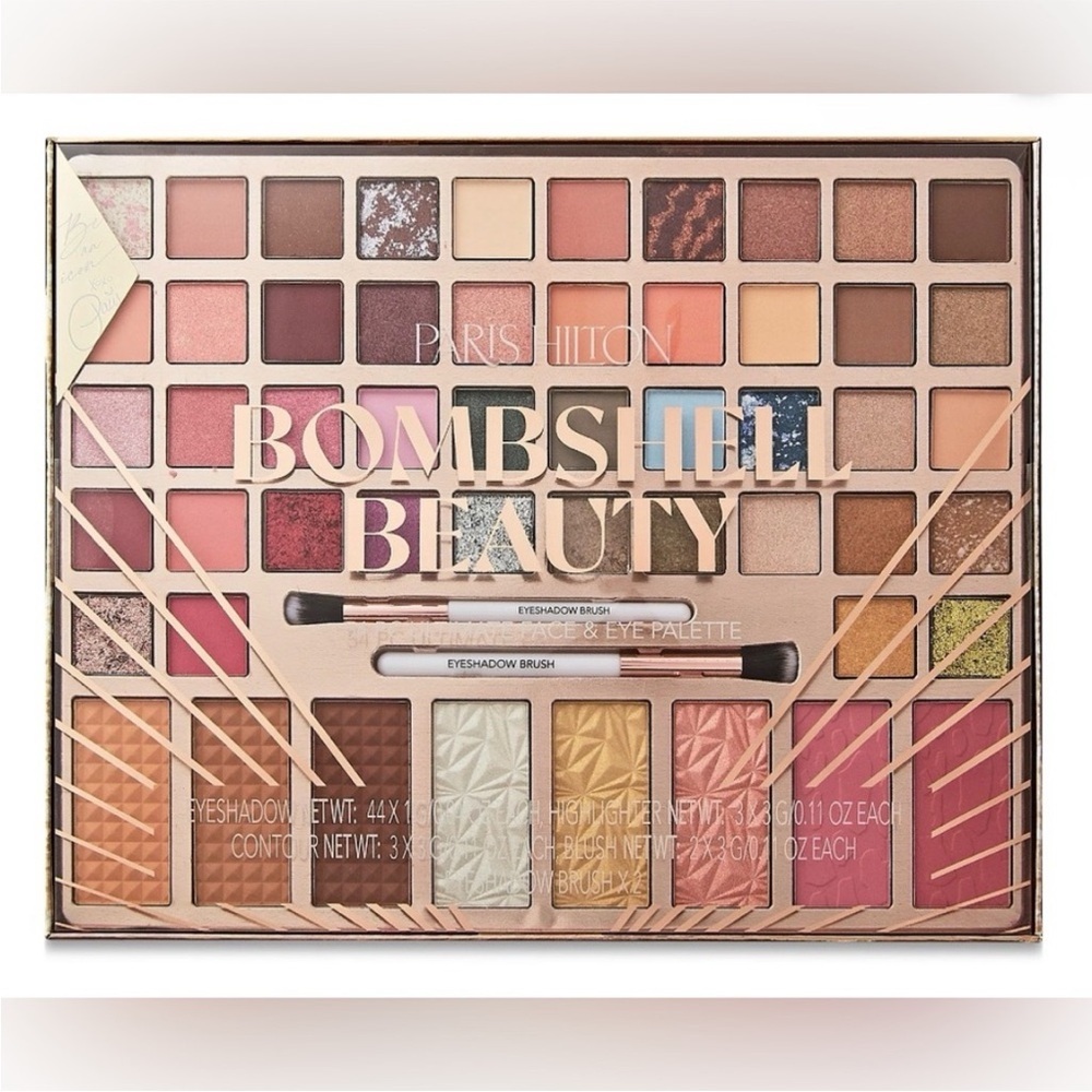 Paris Hilton Bombshell Beauty Eyeshadow Palette - Vibrant Shades Sealed Box!
